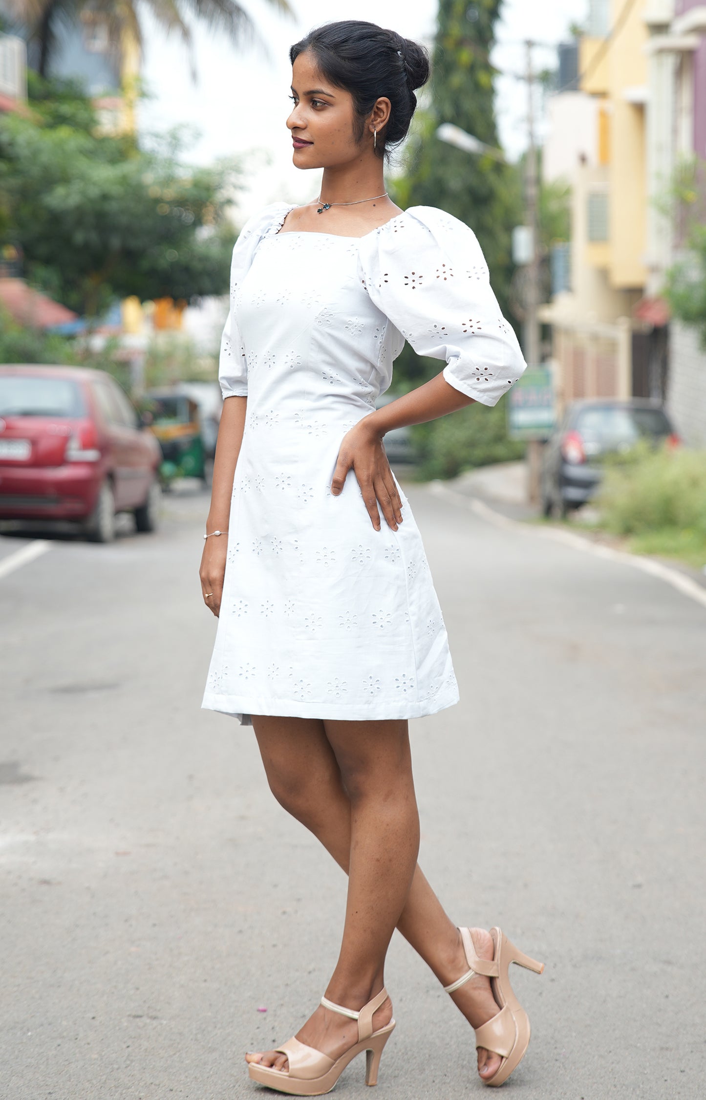 OCEAN MIST - EYELET COTTON