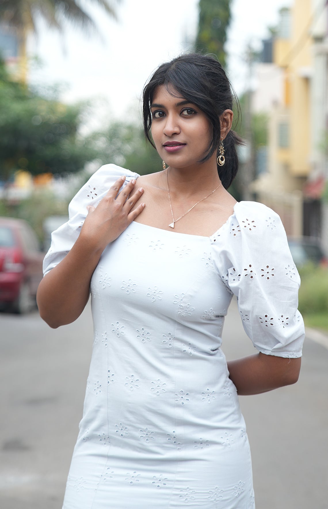 OCEAN MIST - EYELET COTTON